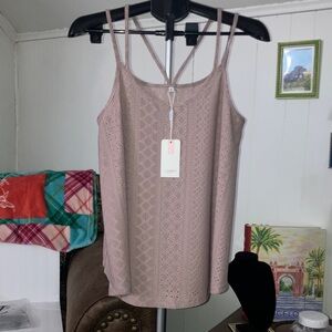 Crown & Ivy Lace Camisole - Soft Pink